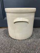 Antique Stoneware Crock - 2 Gallon with Slip Handles