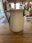 Antique Stoneware Salt Glazed 9” Tall Water Pitcher