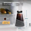 Airtight Cold Brew Iced Coffee Maker Pitcher and Tea Infuser with Spout | 1.0L