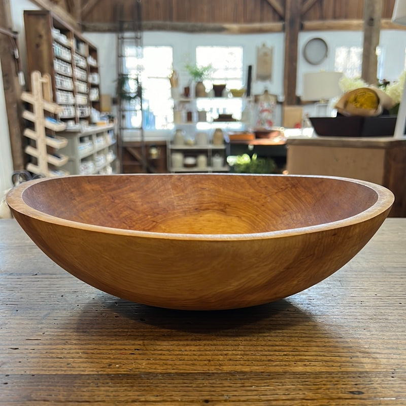 Vintage 12” Wooden Bowl
