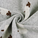 100% Luxury Cotton Receiving Swaddle Baby Blanket - Sheep: Taupe