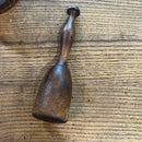 Antique Walnut Wooden Mortar and Pestle Set