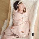 100% Luxury Cotton Swaddle Receiving Baby Blanket - Mushroom: Camel