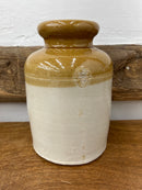 Antique English E.L.+S. Stoneware Canning/Storage Jar