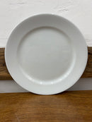 Vintage J + G Meakin Hanley White Ironstone Dinner Plate SET OF SIX