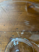 Vintage Pedestal Glass Centerpiece Bowl