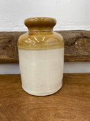 Antique English E.L.+S. Stoneware Canning/Storage Jar