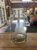 Vintage 14” Tall Blown Clear Glass European Pickling Jar