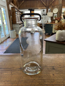 Vintage Wheaton Co Apothecary Products Clear Glass Jar Screw On Lid