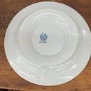 Vintage French Atlantic Transferware Cake Stand