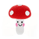 Pretend Play Food  Rattle - Red Mushroom
