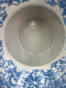 Vintage Blue + White Spongeware Spittoon