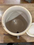 Vintage Two Gallon Blue Crown Crock Water Dispenser