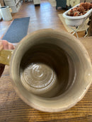 Antique Stoneware Salt Glazed 9” Tall Water Pitcher