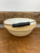 Vintage Stoneware Bowl with Bail Handle