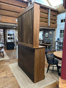Early American Oak Apothecary Cabinet/Hutch