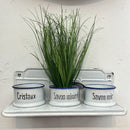 Vintage Enameled White Laundry Soap Shelf