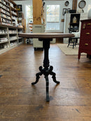 Antique Inlaid Tilt Top Chess Game Table