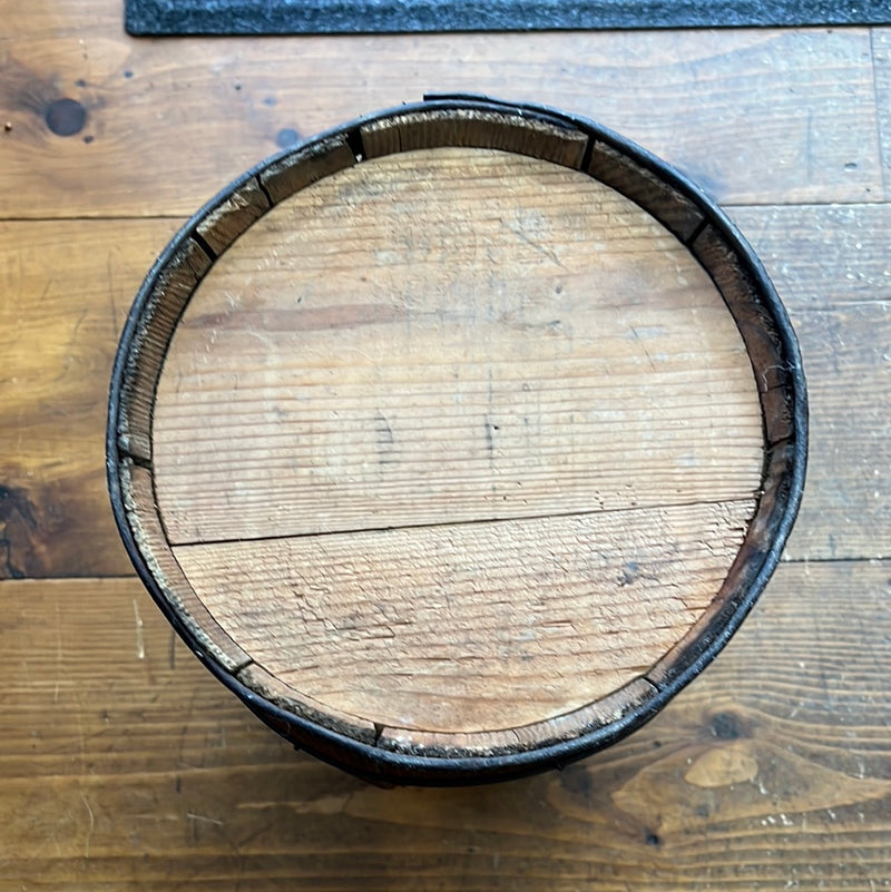 Vintage Wooden Nail Barrel