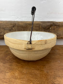 Vintage Stoneware Bowl with Bail Handle