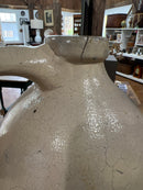 Antique Salt Glazed Two Gallon Stoneware Cobalt Blue Floral Design Jug