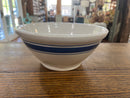 Vintage 10” Cobalt Blue Triple Banded Mixing Bowl