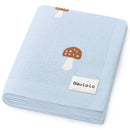 100% Luxury Cotton Swaddle Receiving Baby Blanket - Mushroom: Camel