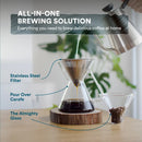 Pour Over Coffee Maker with Stainless Steel Filter | 17oz