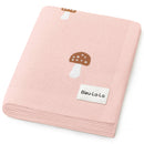 100% Luxury Cotton Swaddle Receiving Baby Blanket - Mushroom: Camel