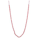 Wool Felt 1/2" Ball 72" Garland Red & White