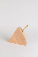 The Cheese Block with Hand Forged Knife - Maple