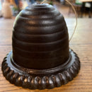 Antique Cast Iron Bee Skep Countertop Twine Holder