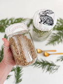 Bowl Cover / Mason Jar Set of 2 (Rabbit)
