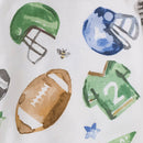 3-Pack Field Goal & Soccer Field Baby Boy Bodysuits: 0-3M