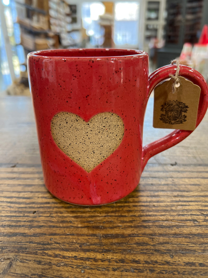 Heart Mug - Red