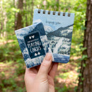 Winter Landscape Playing Card + Scorecard Notebook Set