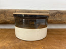 Vintage Stoneware Two-Toned Crock