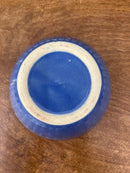 Vintage 5” Blue Stoneware Mixing Bowl