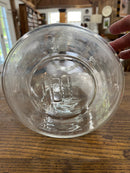 Vintage 15”Tall Blown Clear Glass European Pickling Jar