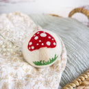 White Mushroom Dryer Ball
