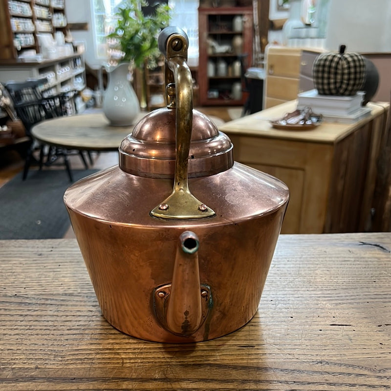 Vintage Copper Tea Kettle