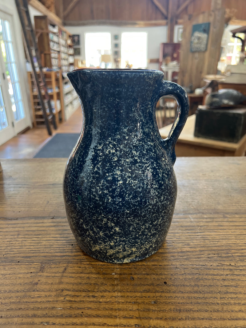 Hand Thrown Pottery Water Speckled Pitcher