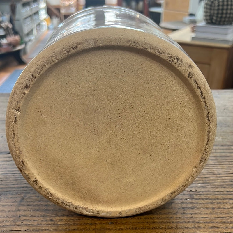 Vintage 1 Gallon Blue Crown Stoneware Crock