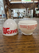 Vintage Weaver’s Quality Eggs Inc. Advertising Plastic Egg