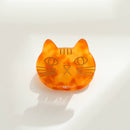 Ginger | Small Cat Face Claw Clip