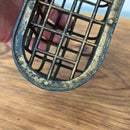 Antique Dazey Metal Flower Frog