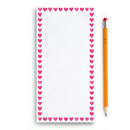 Mini Hearts Frame Market Notepad