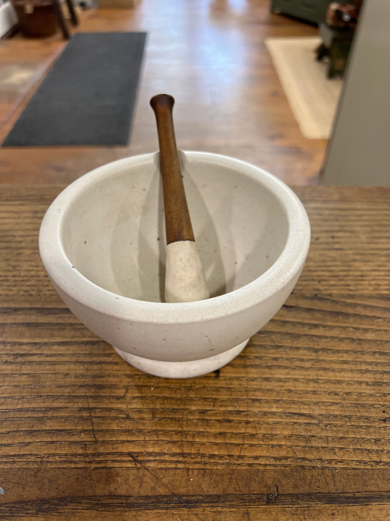 Antique Apothecary Mortar + Pestle