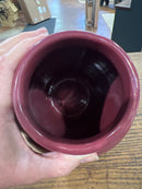 Antique Old Pot Shop Norwalk CT Mauve 8.5” Vase/Jar