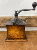 Antique Hand Crank Coffee Grinder Mill with Drawer